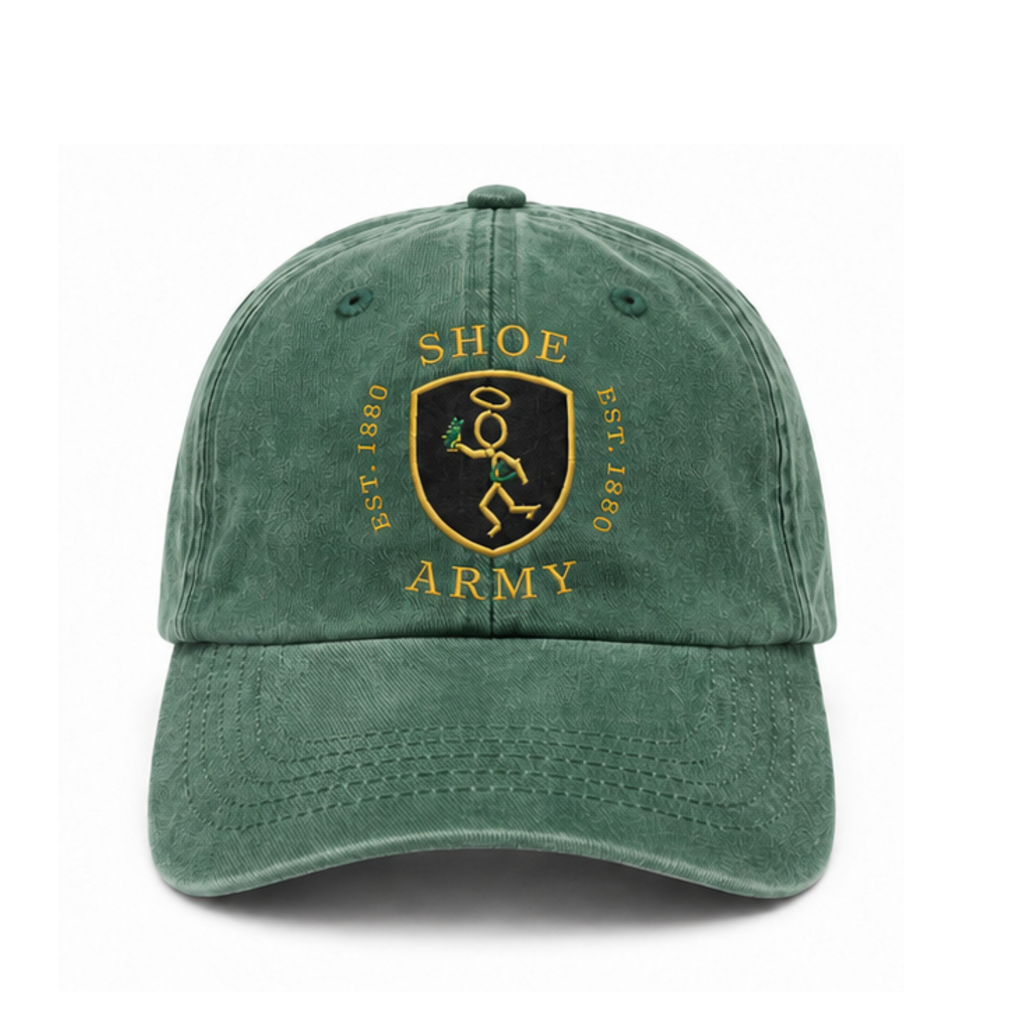 Green Shoe Army Baseball Caps