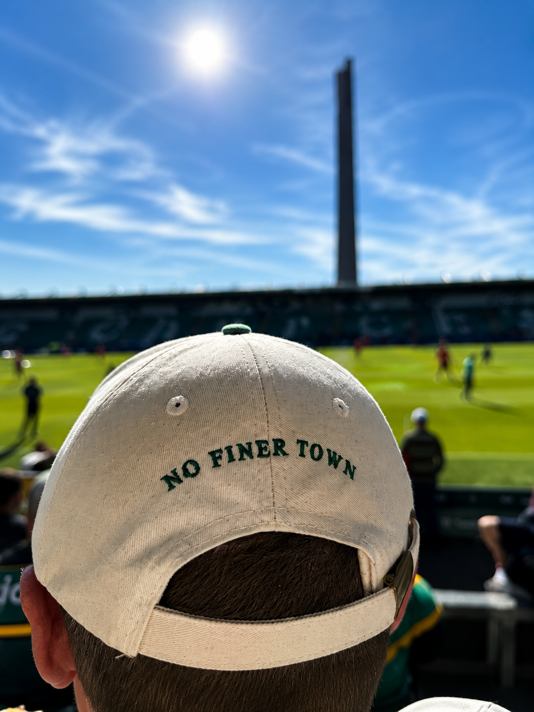 White and Green Shoe Army cap