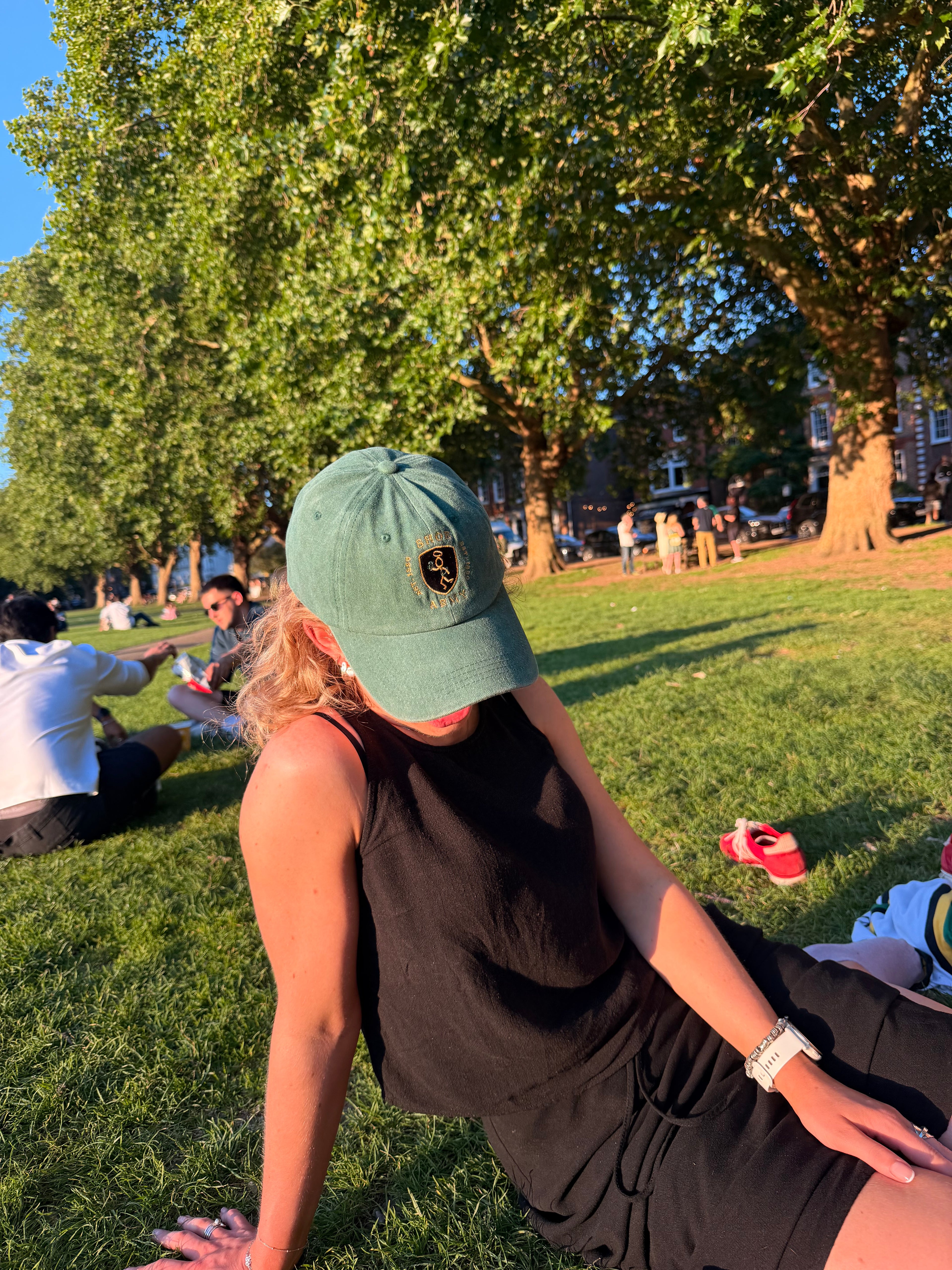 Green Shoe Army Baseball Caps