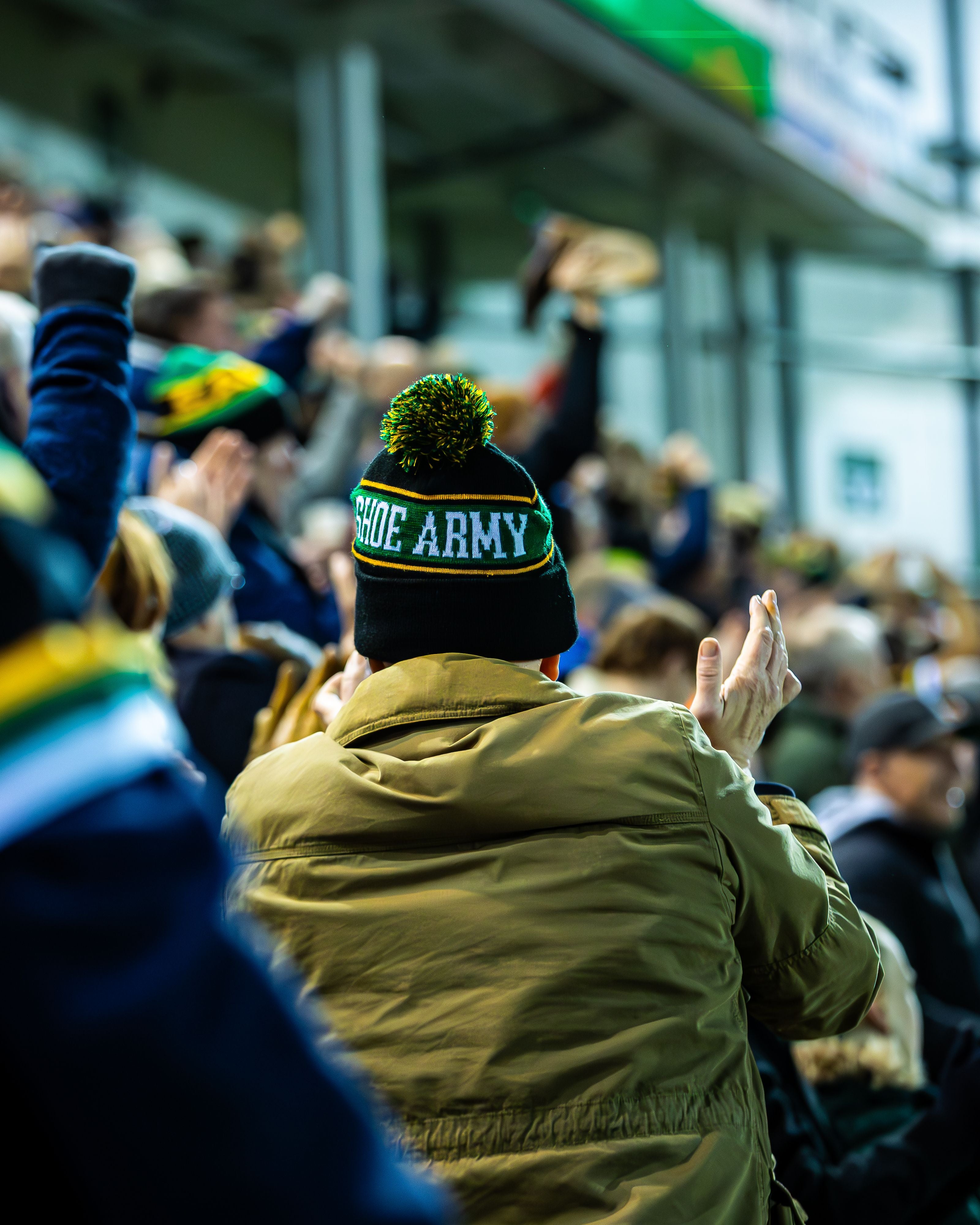 Black Shoe Army Bobble Hat