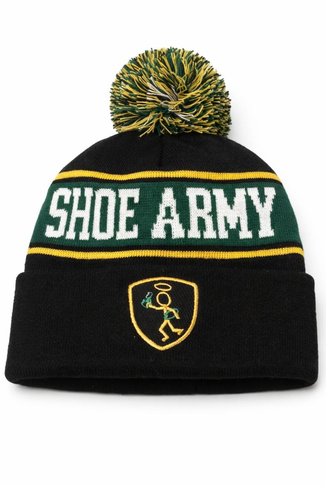 Black Shoe Army Bobble Hat
