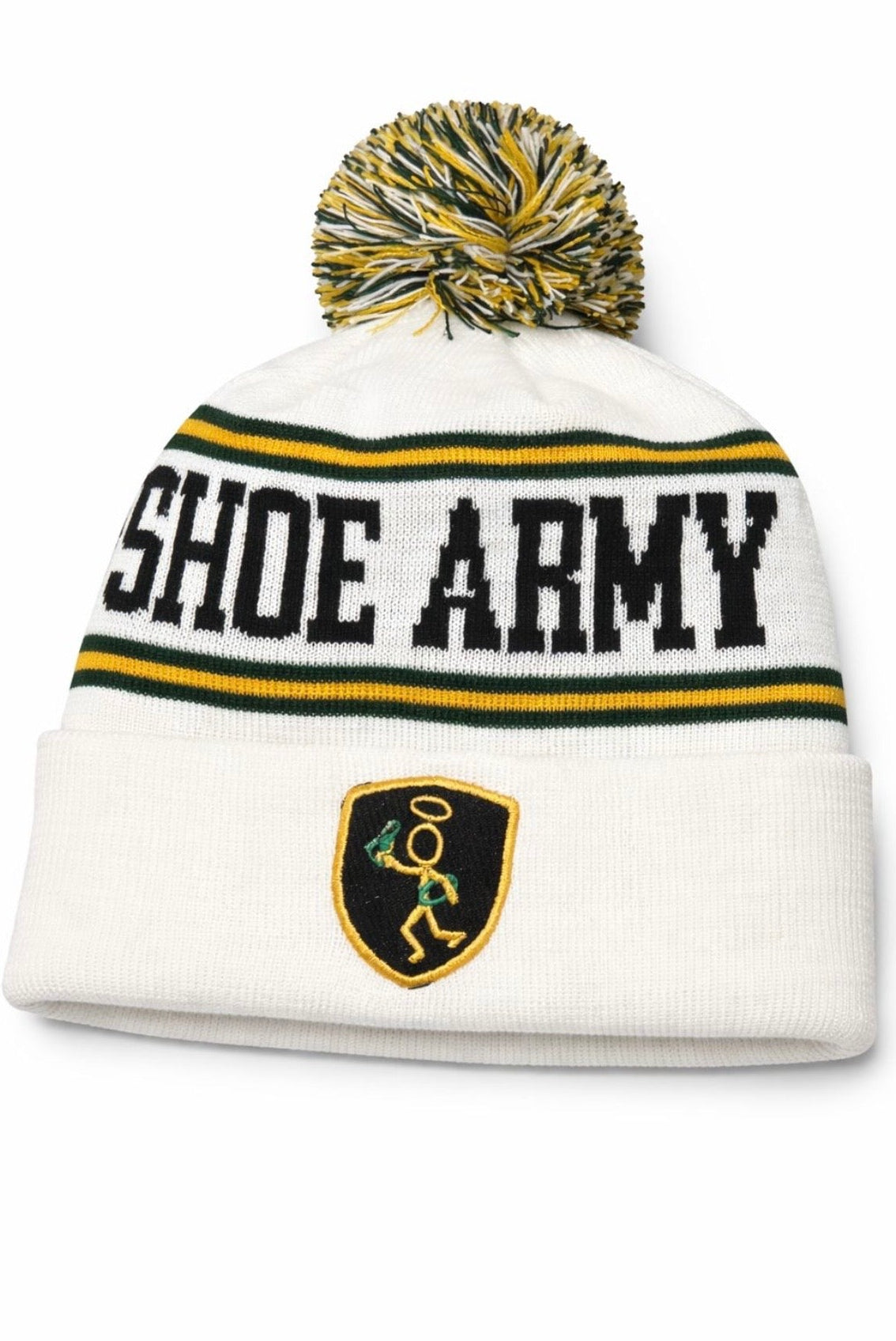 White Shoe Army Bobble Hat